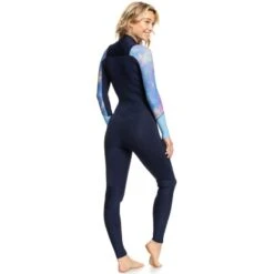 Combinaison Intégrale Manches Longues Roxy Pop Surf 3/2 Front Zip 2022 - Pale Marigold / Tie & Dye Vibe -Rip Curl Soldes Boutique 0693317c95c8e537775e5b894574b8b65982cd1a E22ROXYWAT86942 4