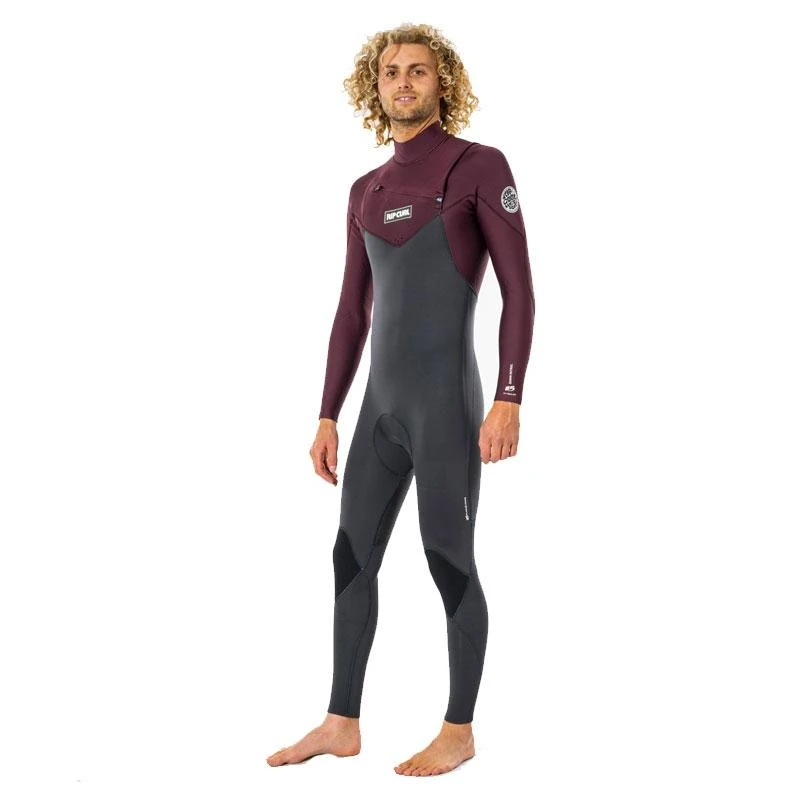 Combinaison Intégrale Manches Longues Rip Curl Dawn Patrol Chest Zip 3/2 - Wine 4 Combinaison Intégrale Manches Longues Rip Curl Dawn Patrol Chest Zip 3/2 - Wine – Image 2