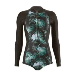 Shorty Patagonia R1 Lite Yulex 2mm Front Zip L/S 2021 - Black