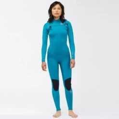 Combinaison Intégrale Manches Longues Billabong Synergy GBS 4/3 Front Zip 2022 - Blue Lagoon