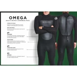 Combinaison Intégrale Manches Longues Rip Curl Omega 3/2 Back Zip - Black -Rip Curl Soldes Boutique 3128a52557264a5c39af7ffc7753daa94edd23f6 E22RIPCWAT83083 4