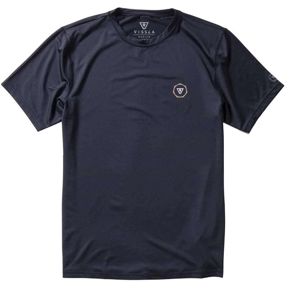 Top Manches Courtes Vissla Easy Seas Eco Ss Lycra SS Black 3 Top Manches Courtes Vissla Easy Seas Eco Ss Lycra SS Black
