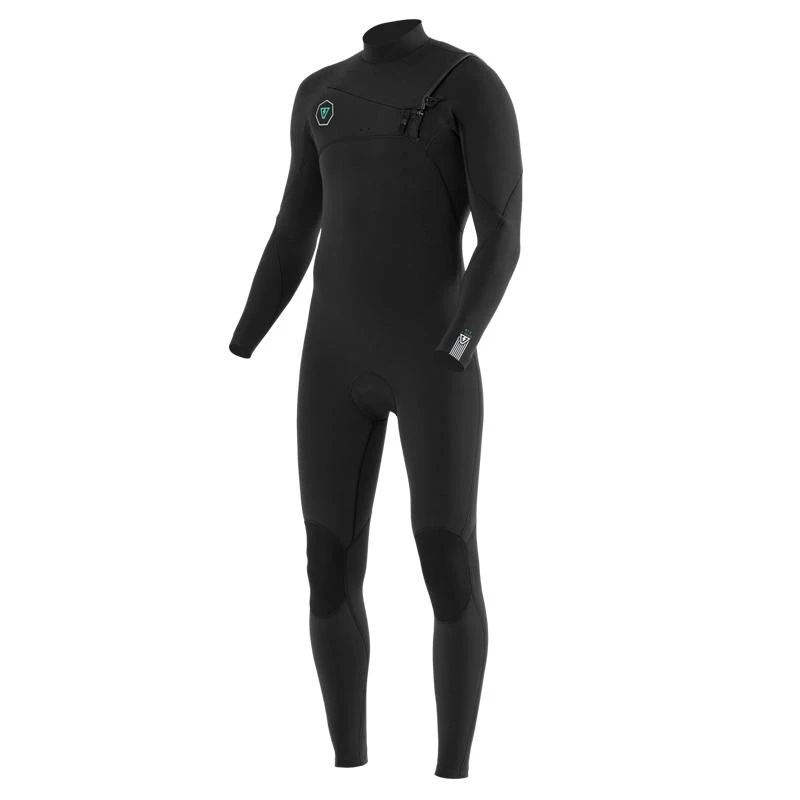 Combinaison Intégrale Manches Longues Vissla Seven Seas 4/3 Chest Zip 2023 - Black