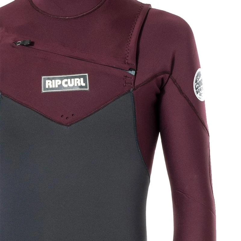 Combinaison Intégrale Manches Longues Rip Curl Dawn Patrol Chest Zip 3/2 - Wine 6 Combinaison Intégrale Manches Longues Rip Curl Dawn Patrol Chest Zip 3/2 - Wine – Image 4