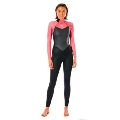 Combinaison Intégrale Manches Longues Rip Curl Womens Omega 3/2 Back Zip Dusty Rose