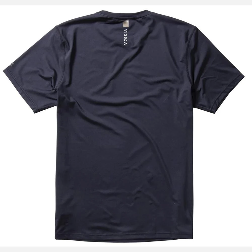 Top Manches Courtes Vissla Easy Seas Eco Ss Lycra SS Black 4 Top Manches Courtes Vissla Easy Seas Eco Ss Lycra SS Black – Image 2