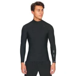 Top Manches Longues Hurley Advantage Plus 1mm Reversible LS - Black