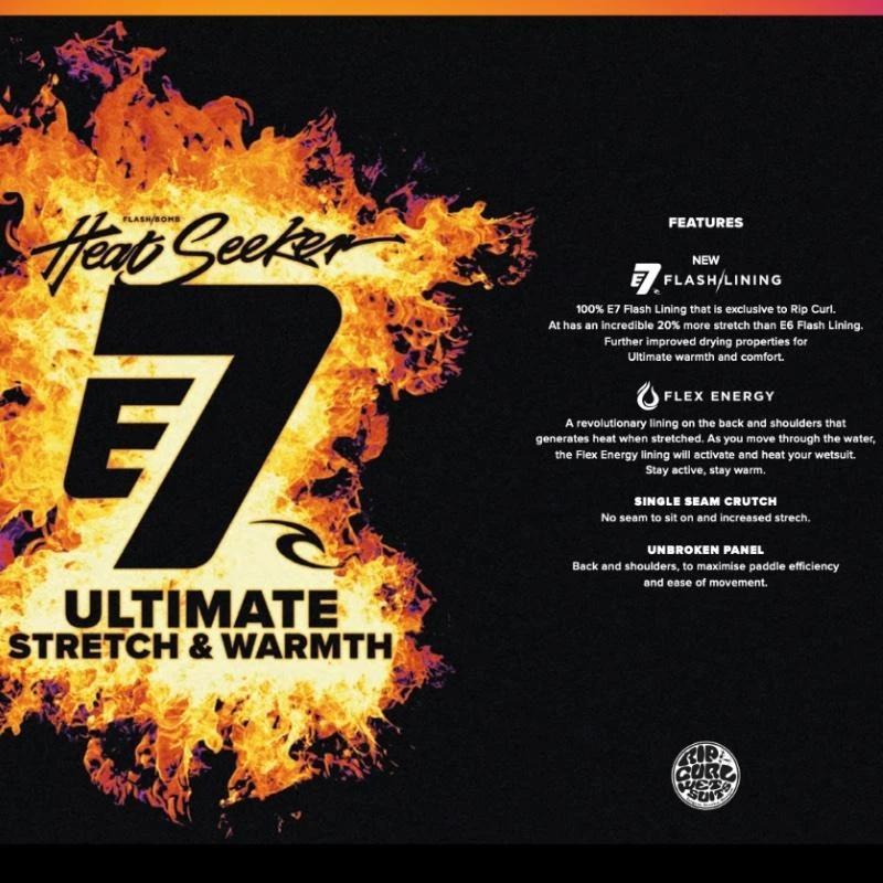 Combinaison Intégrale Manches Longues Rip Curl FlashBomb Heat Seeker Zip Free 5/3 8 Combinaison Intégrale Manches Longues Rip Curl FlashBomb Heat Seeker Zip Free 5/3 – Image 6