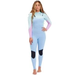 Combinaison Intégrale Manches Longues Billabong Synergy GBS 3/2 Front Zip 2023 Iceberg