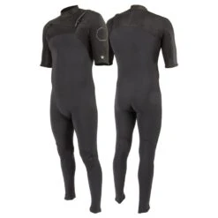 Combinaison Intégrale Manches Courtes Vissla High Seas II 2/2mm Front Zip 2023 - Stealth