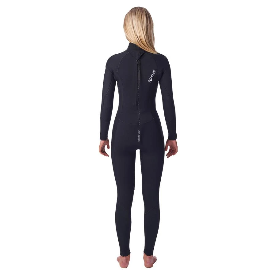 Combinaison Intégrale Manches Longues Rip Curl Womens Dawn Patrol 5/3 Back Zip - Black 6 Combinaison Intégrale Manches Longues Rip Curl Womens Dawn Patrol 5/3 Back Zip - Black – Image 4