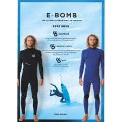 Combinaison Intégrale Manches Longues Rip Curl E Bomb 4/3 Zip Free Blue -Rip Curl Soldes Boutique 9b8f8154fed3dc1eb9822fd89e8af39456388e8d Z Details E Bomb