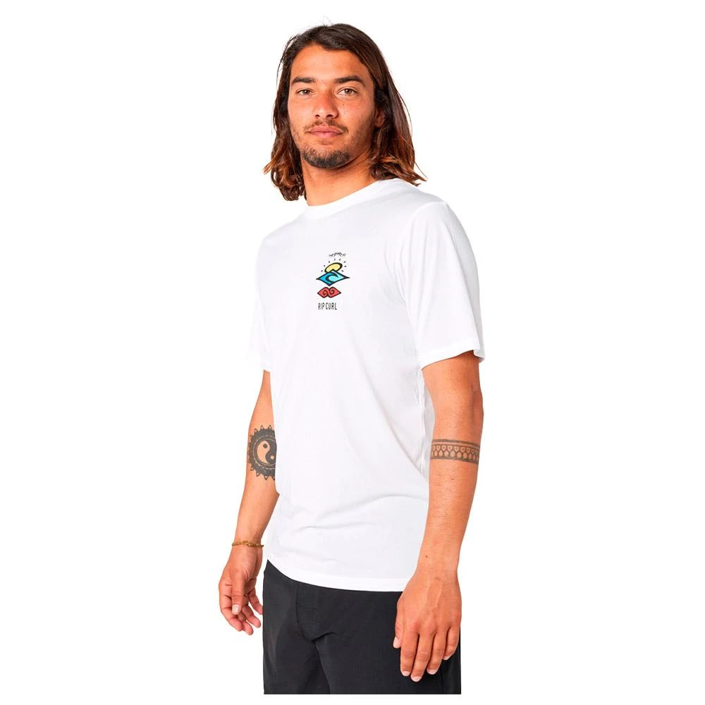 Top Manches Courtes Rip Curl Icons Surflite White 5 Top Manches Courtes Rip Curl Icons Surflite White – Image 3