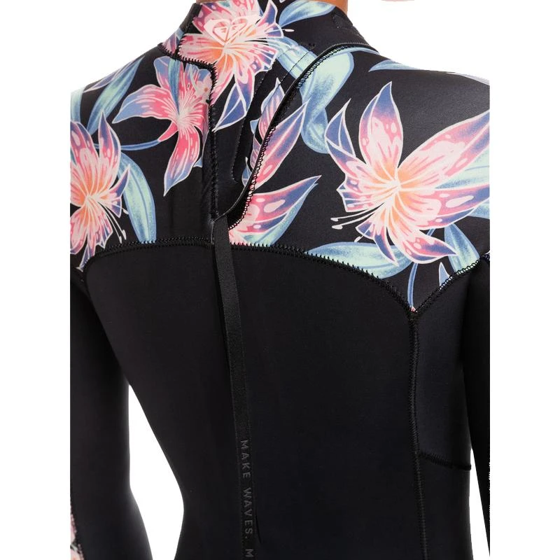 Combinaison Intégrale Manches Longues Roxy Swell Series 5/4/3 Back Zip Anthracite Paradise Found 5 Combinaison Intégrale Manches Longues Roxy Swell Series 5/4/3 Back Zip Anthracite Paradise Found – Image 3