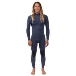 Combinaison Intégrale Manches Longues Vissla 7 Seas 5/4 Front Zip 2023 - Dark Slate Dark Slate