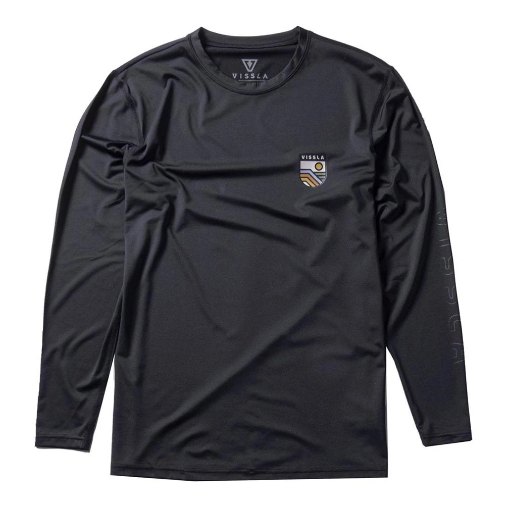 Top Manches Longues Vissla Easy Seas Eco LS Black 3 Top Manches Longues Vissla Easy Seas Eco LS Black
