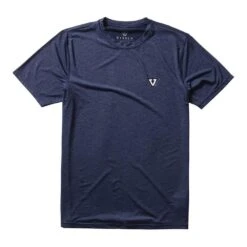 Top Manches Courtes Vissla Twisted Eco SS Dark Navy Heather