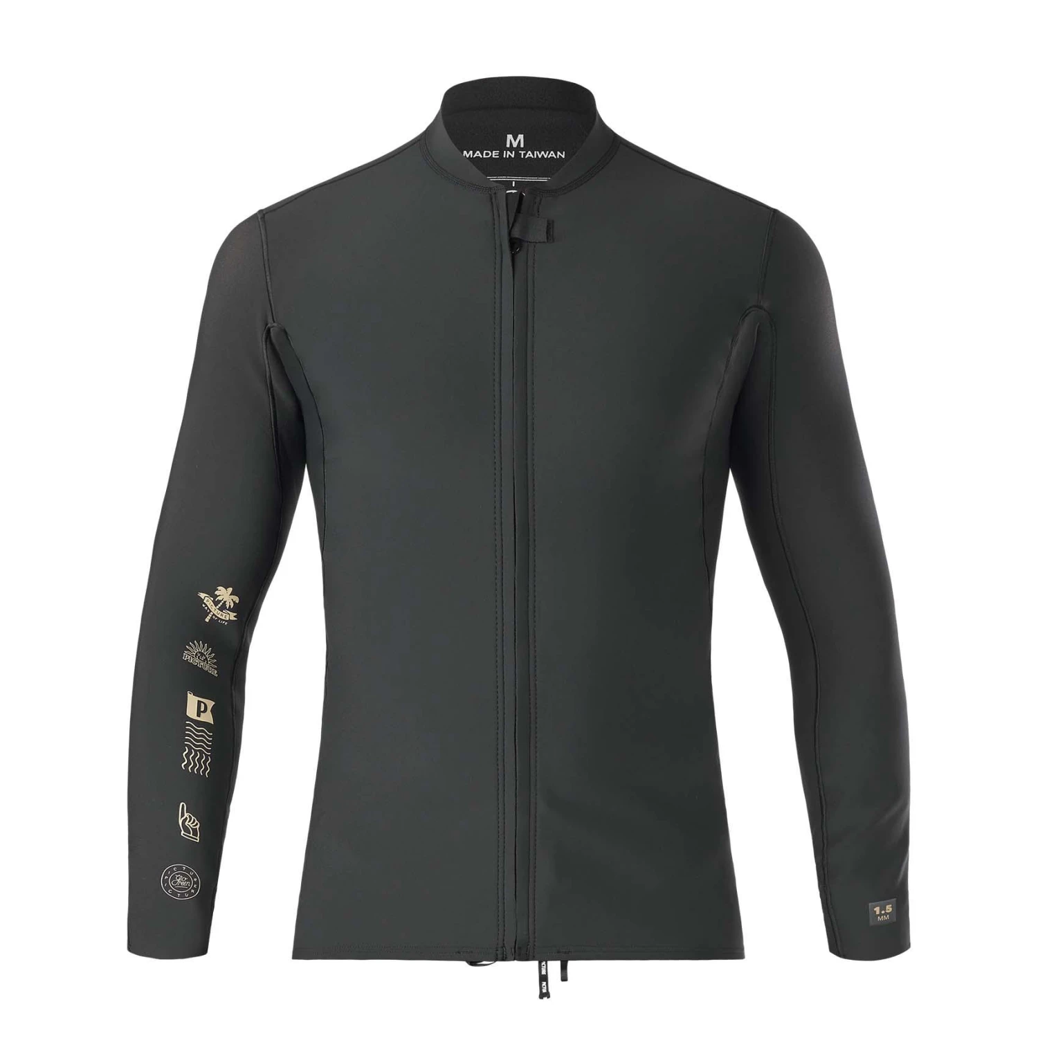 Top Manches Longues Picture Will 1.5mm Front Zip 2023 Black 3 Top Manches Longues Picture Will 1.5mm Front Zip 2023 Black