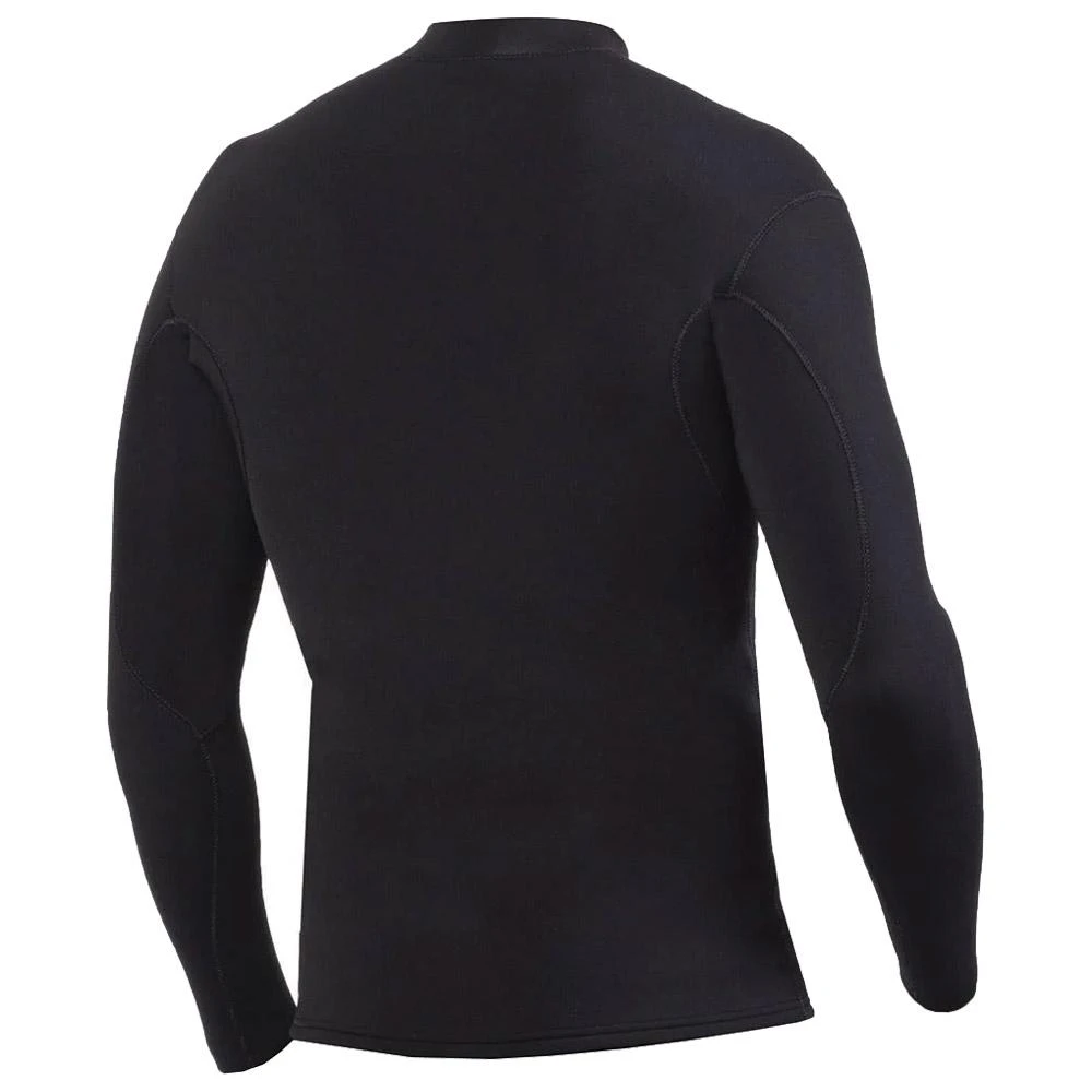 Top Manches Longues Vissla Solid Sets 2mm Front Zip LS 2023 Black 4 Top Manches Longues Vissla Solid Sets 2mm Front Zip LS 2023 Black – Image 2