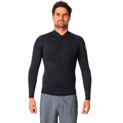 Top Manches Longues Rip Curl Top Néoprène 1,5mm Dawn Patrol Revo L/SL - Camo