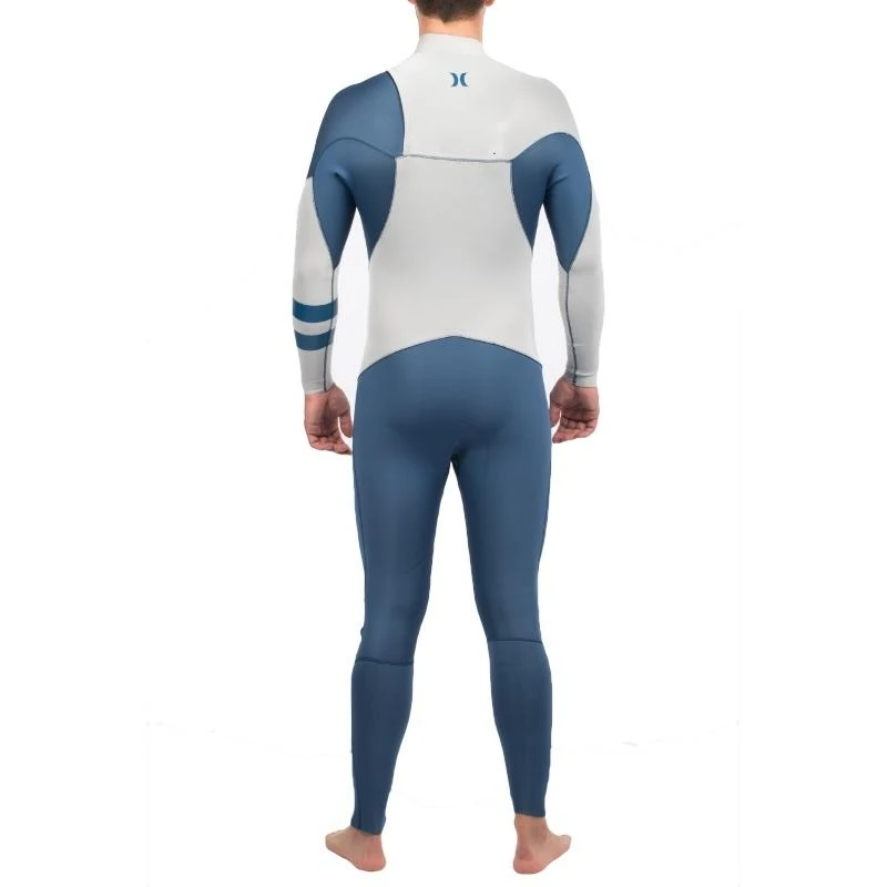 Combinaison Intégrale Manches Longues Hurley Advantage Plus 4/3 Front Zip 2022 - Denim 4 Combinaison Intégrale Manches Longues Hurley Advantage Plus 4/3 Front Zip 2022 - Denim – Image 2