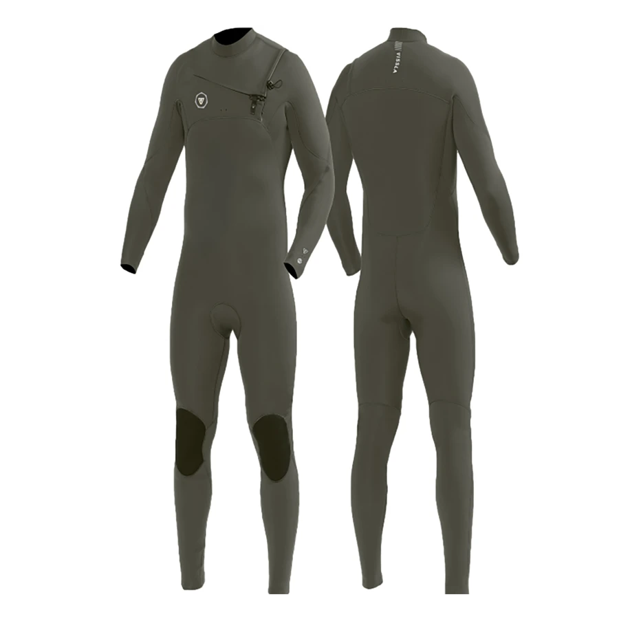 Combinaison Intégrale Manches Longues Vissla 7 Seas 4/3 Front Zip 2023 Army 3 Combinaison Intégrale Manches Longues Vissla 7 Seas 4/3 Front Zip 2023 Army