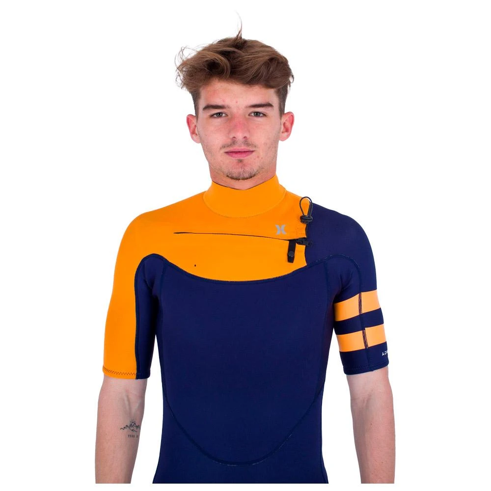 Shorty Hurley Advantage 2mm Front Zip SS 2023 Flag Blue 8 Shorty Hurley Advantage 2mm Front Zip SS 2023 Flag Blue – Image 6