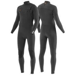 Combinaison Intégrale Manches Longues Vissla Seven Seas 3/2 Chest Zip - Charcoal II